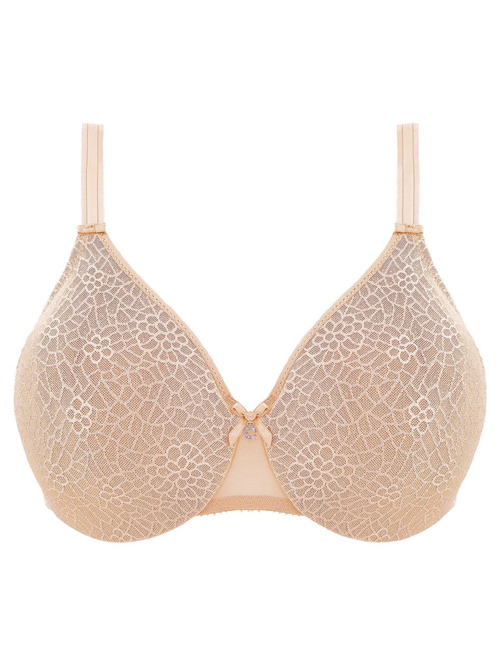 Chantelle C Magnifique Seamless Unlined Minimizer Bra 40DD Nude Beige C18910